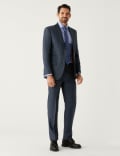 Regular Fit Pure British Wool Herringbone Suit
