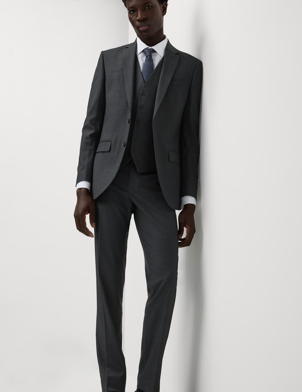 Men's Black Suits M&S