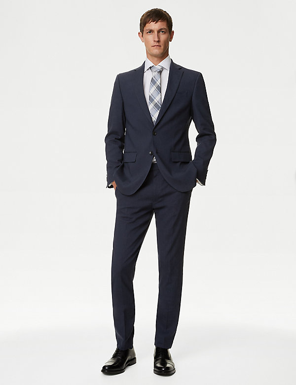 Tailored Fit Italian Linen Miracle™ Suit - CZ