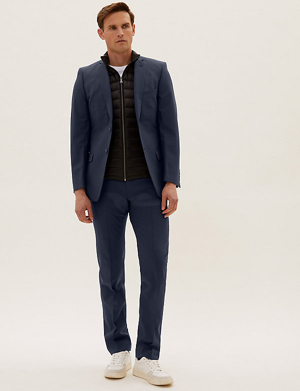The Ultimate Navy Slim Fit Wool Blend Suit