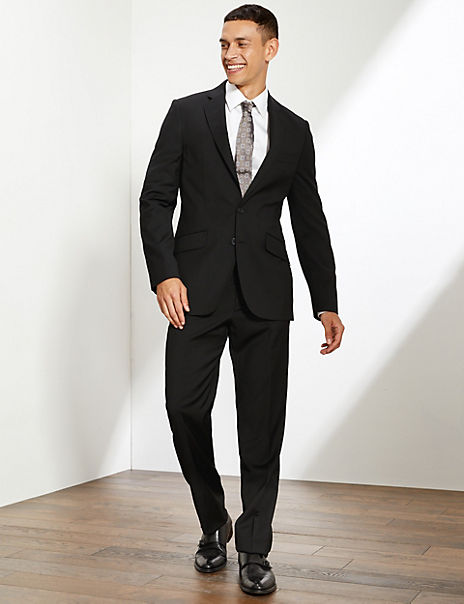 Tailored Fit Pure Wool Twill Suit | M&S