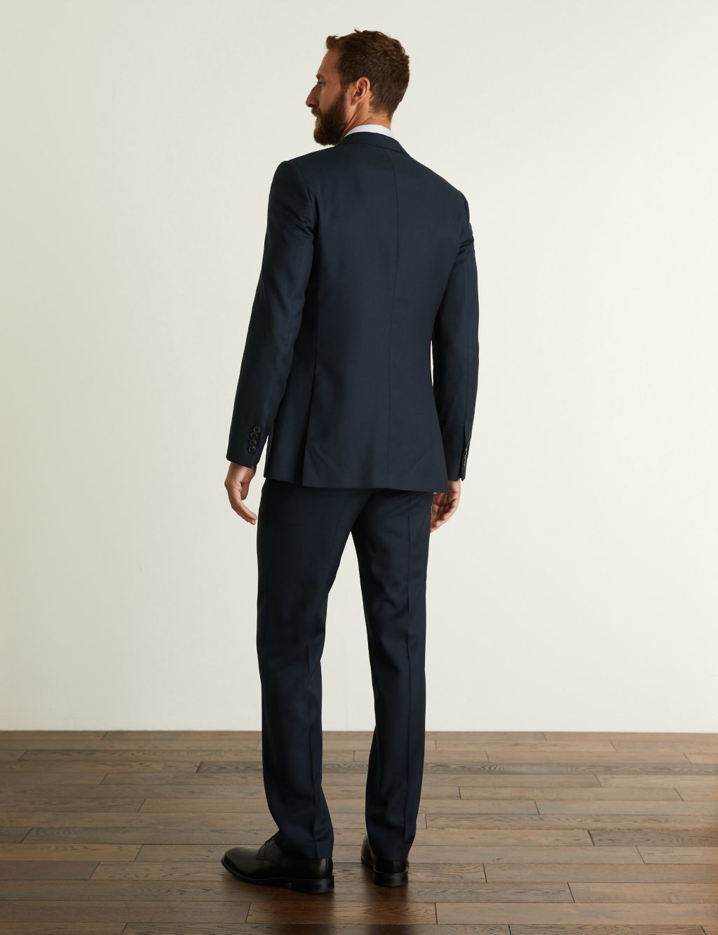 Tailored Fit Pure Wool Birdseye 2 Piece Suit image 3