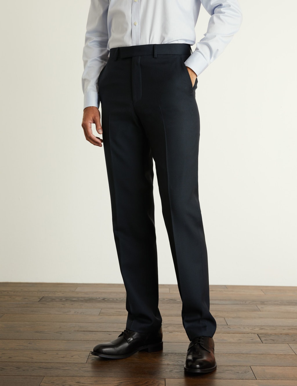 Tailored Fit Pure Wool Birdseye 2 Piece Suit image 4