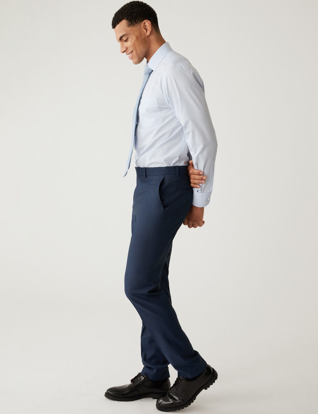 Slim Fit Sharkskin Stretch Suit image 5