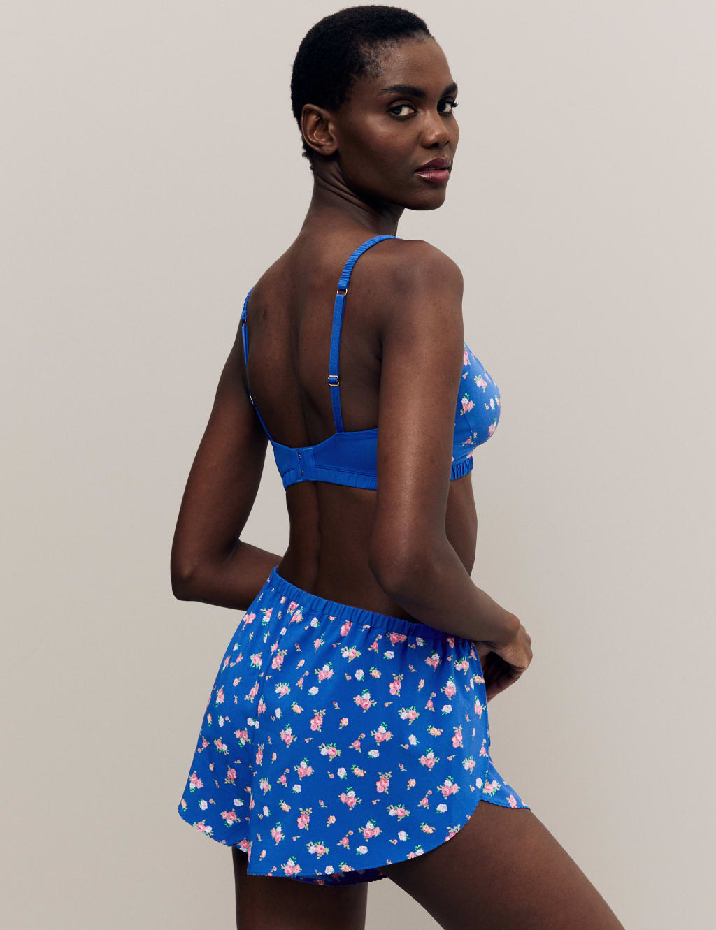 Floral Print Non Wired Bralette Set A-E image 6