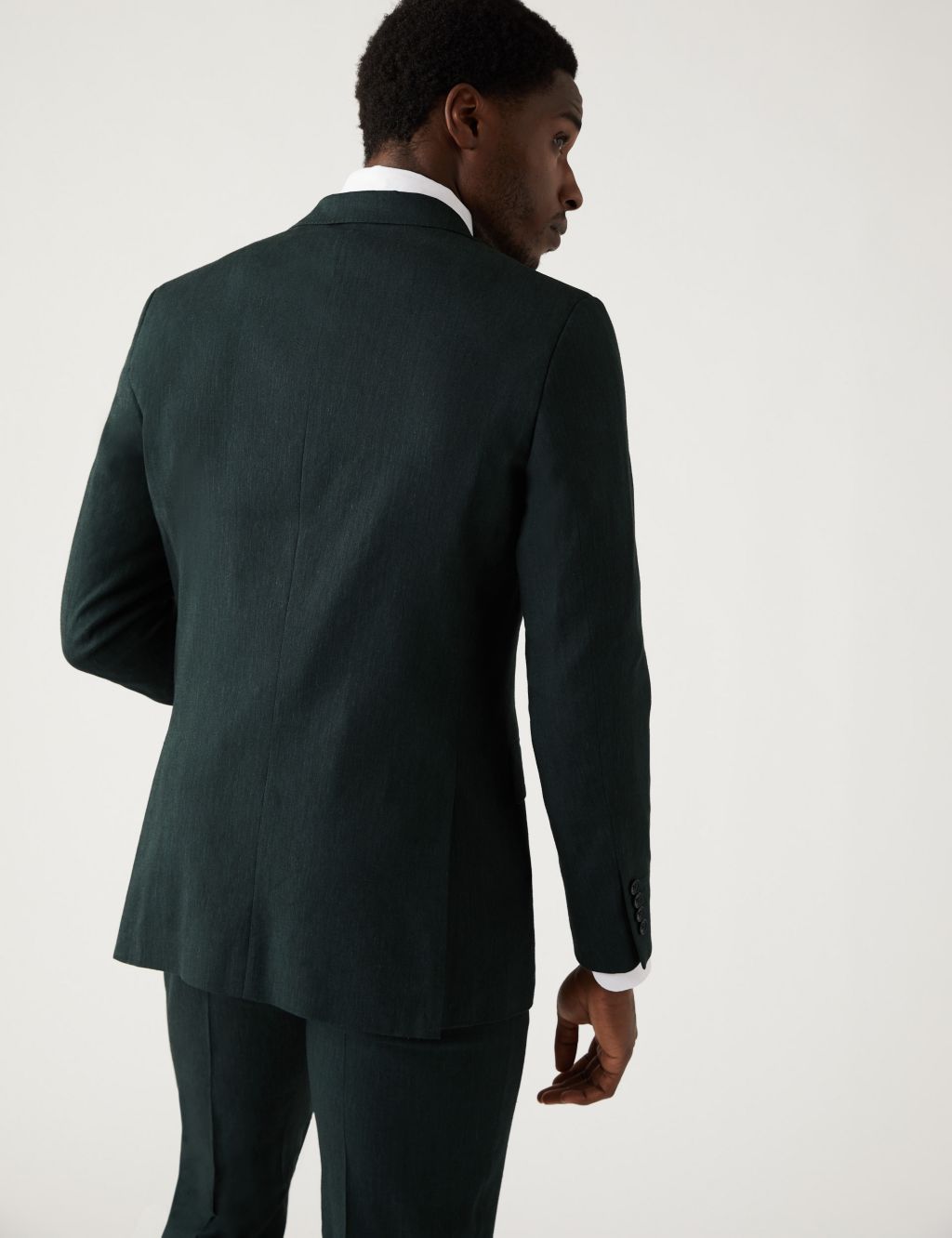 Tailored Fit Italian Linen Miracle™ Suit image 3