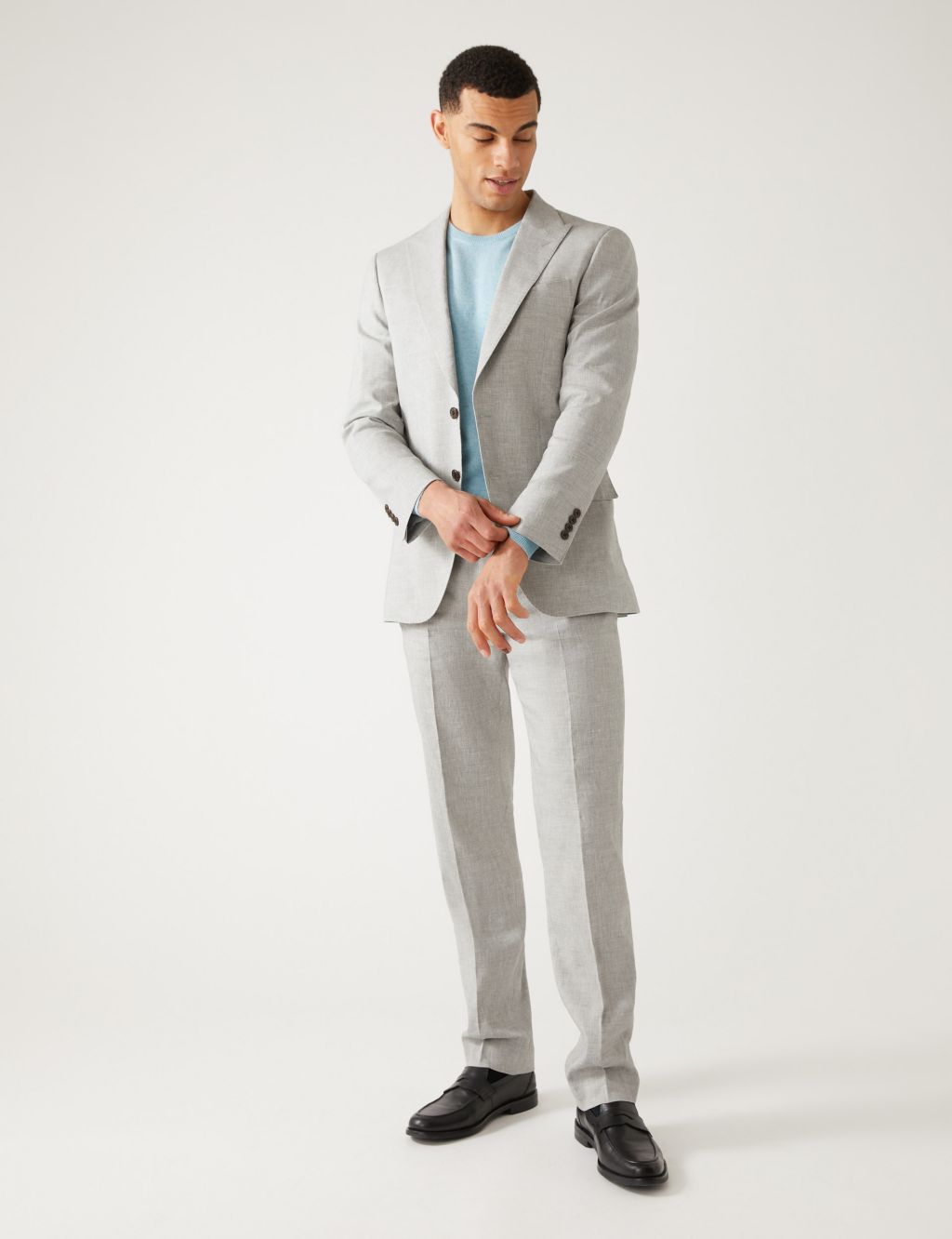 Tailored Fit Italian Linen Miracle™ Suit image 1