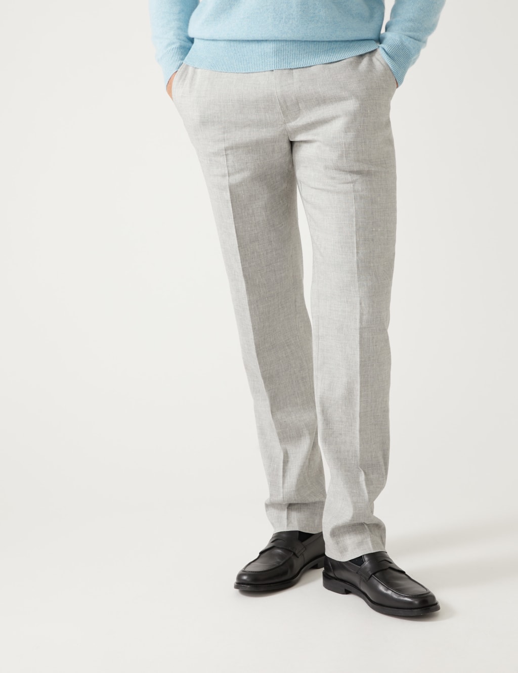 Tailored Fit Italian Linen Miracle™ Suit image 4