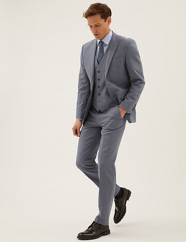 The Ultimate Blue Tailored Fit 3 Piece Suit