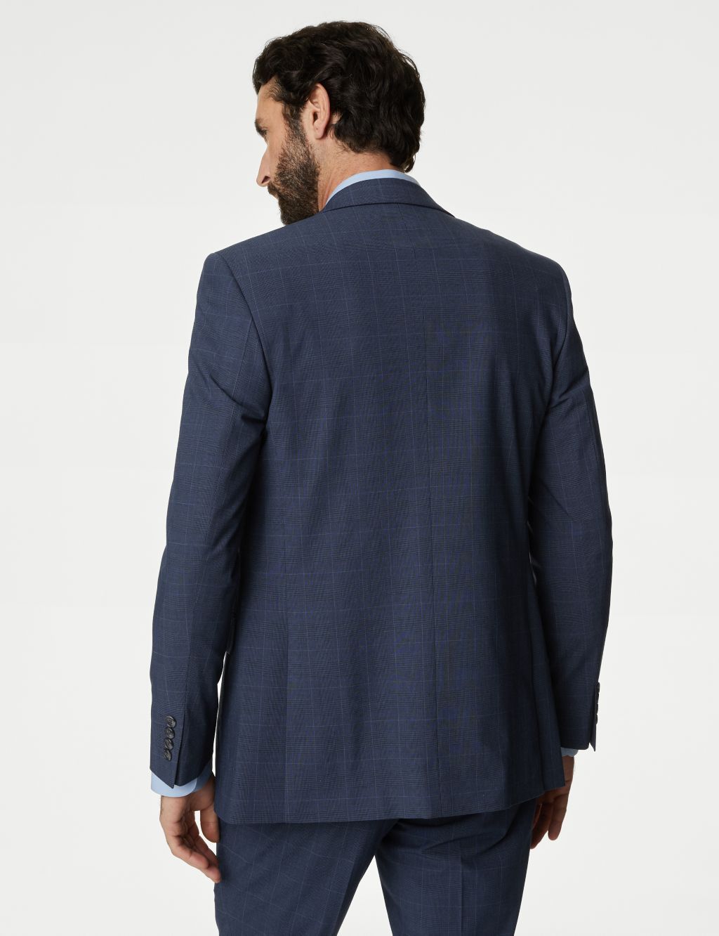 Slim Fit Prince of Wales Check Suit image 3