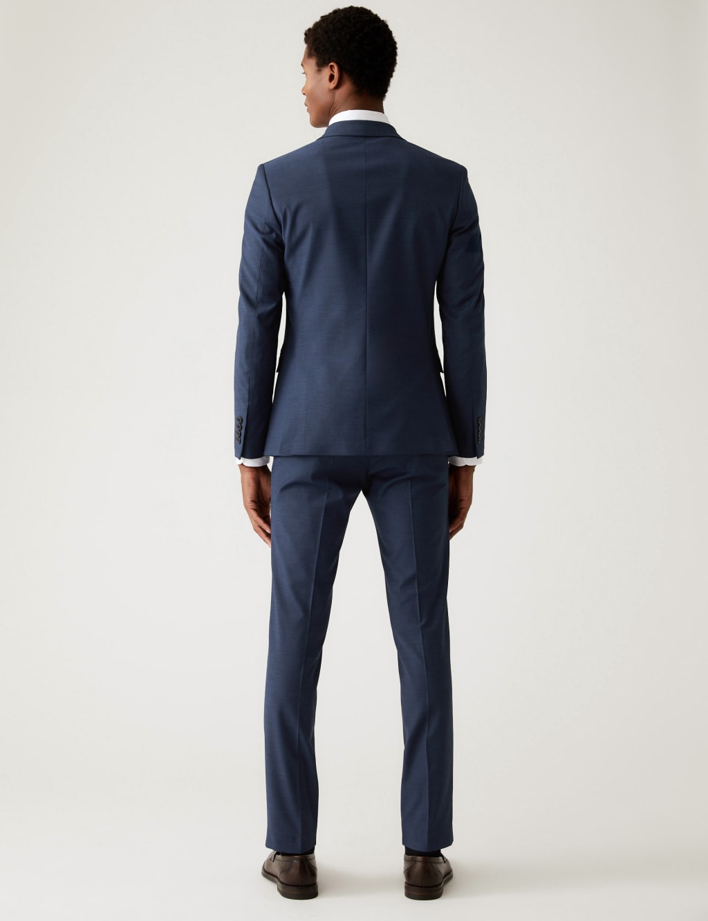 Skinny Fit Sharkskin Suit image 3