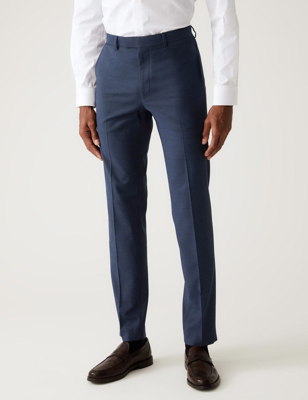 Skinny Fit Sharkskin Suit image 4