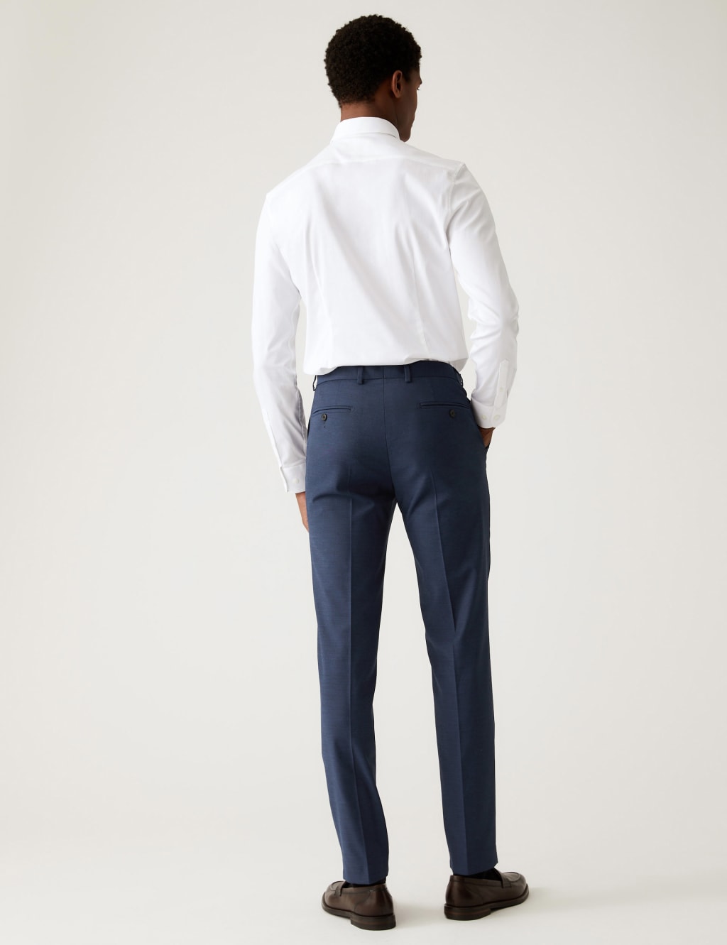 Skinny Fit Sharkskin Suit image 5