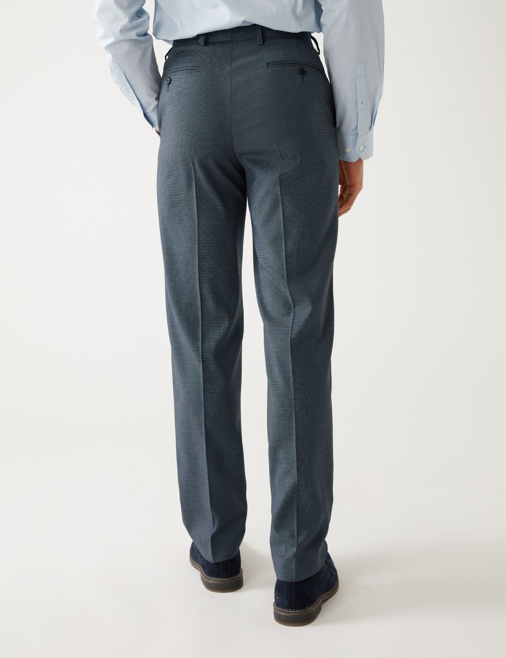 Regular Fit Textured Stretch Suit image 6