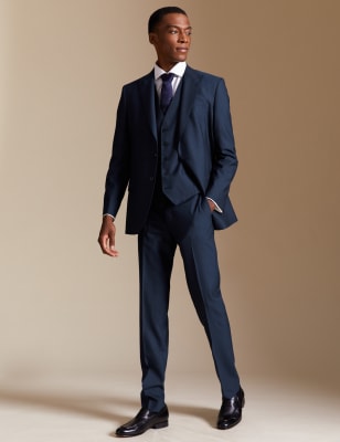 Tailored Fit Pure Wool Suit 