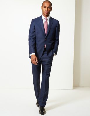 Blue Tailored Fit Suit