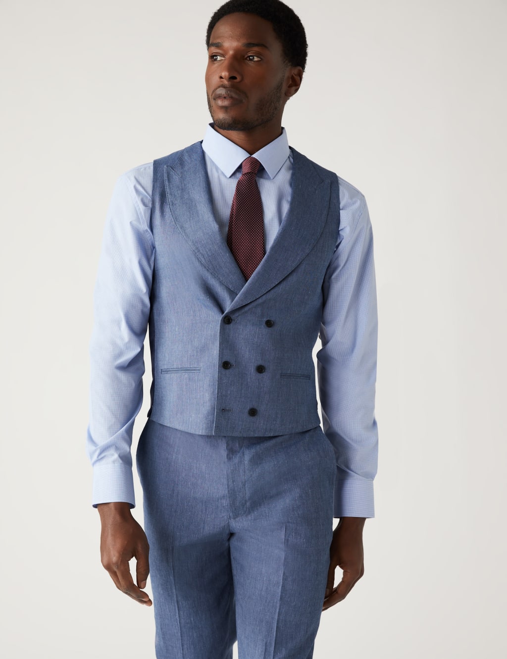 Tailored Fit Italian Linen Miracle™ Suit image 2
