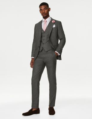 Tailored Fit Italian Wool Rich Suit | M&S Dubai