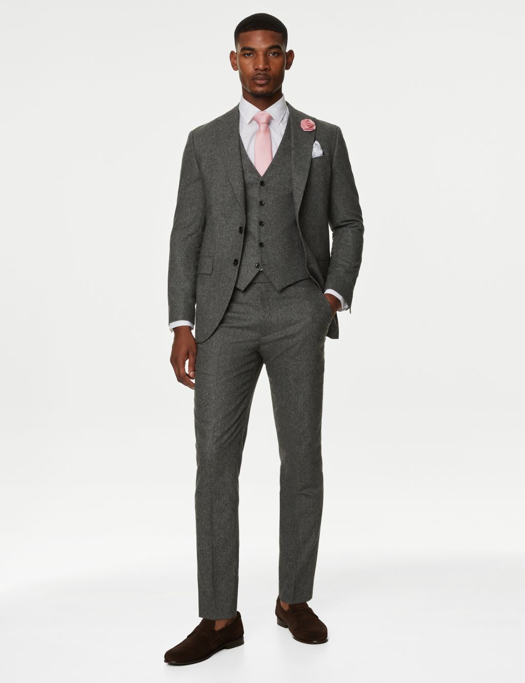 Tailored Fit Italian Wool Rich Suit image 4