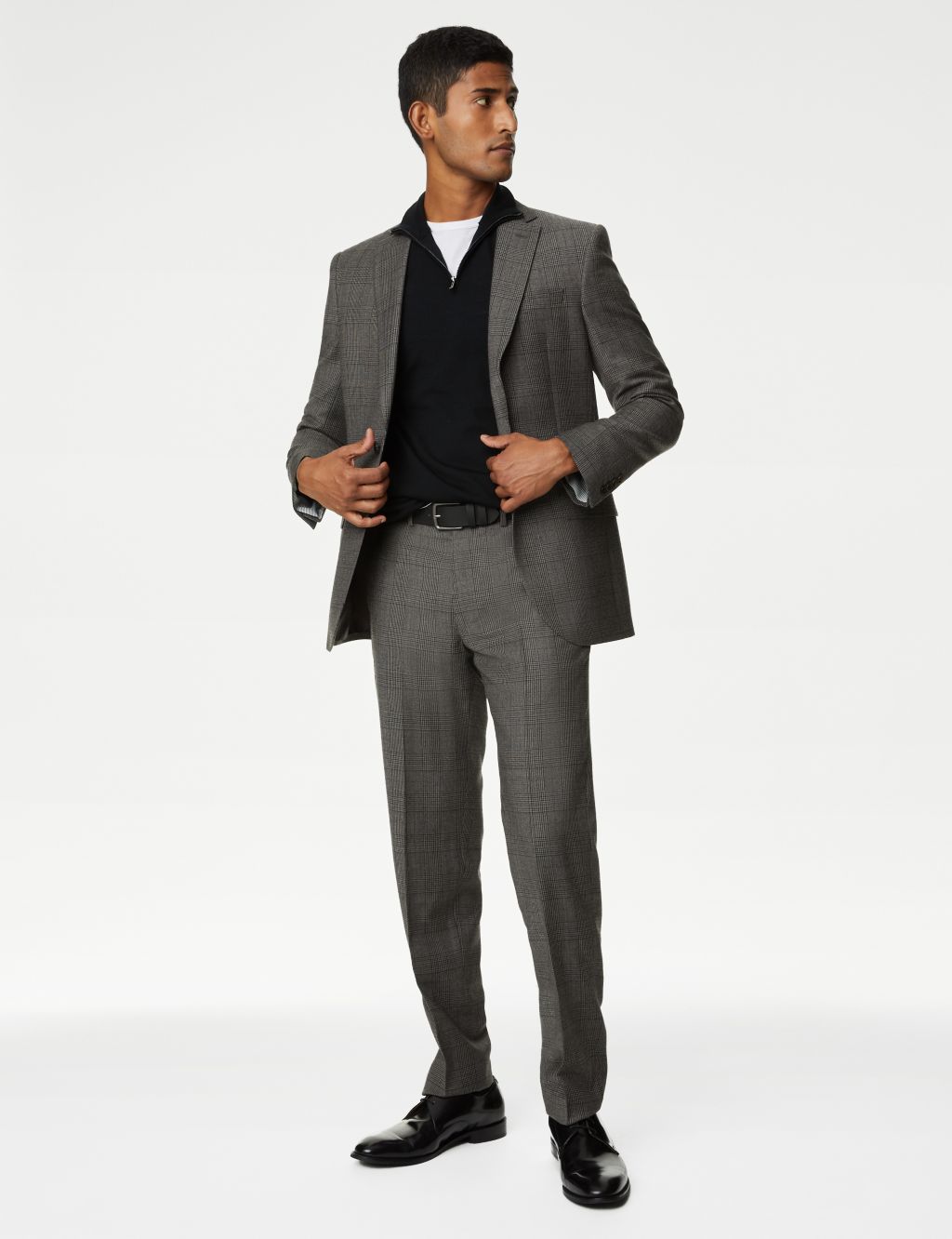 Tailored Fit British Wool Suit image 6