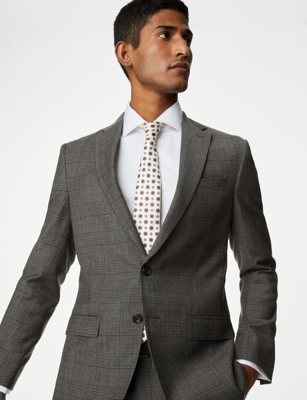 Tailored Fit British Wool Suit image 7