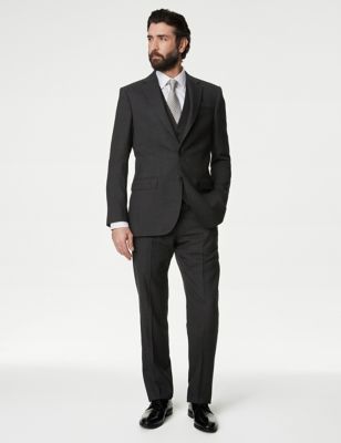 Regular Fit Pure Wool Suit - CA
