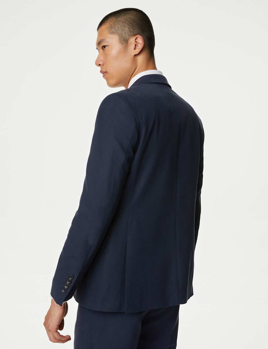 Cotton Blend Textured Suit image 3