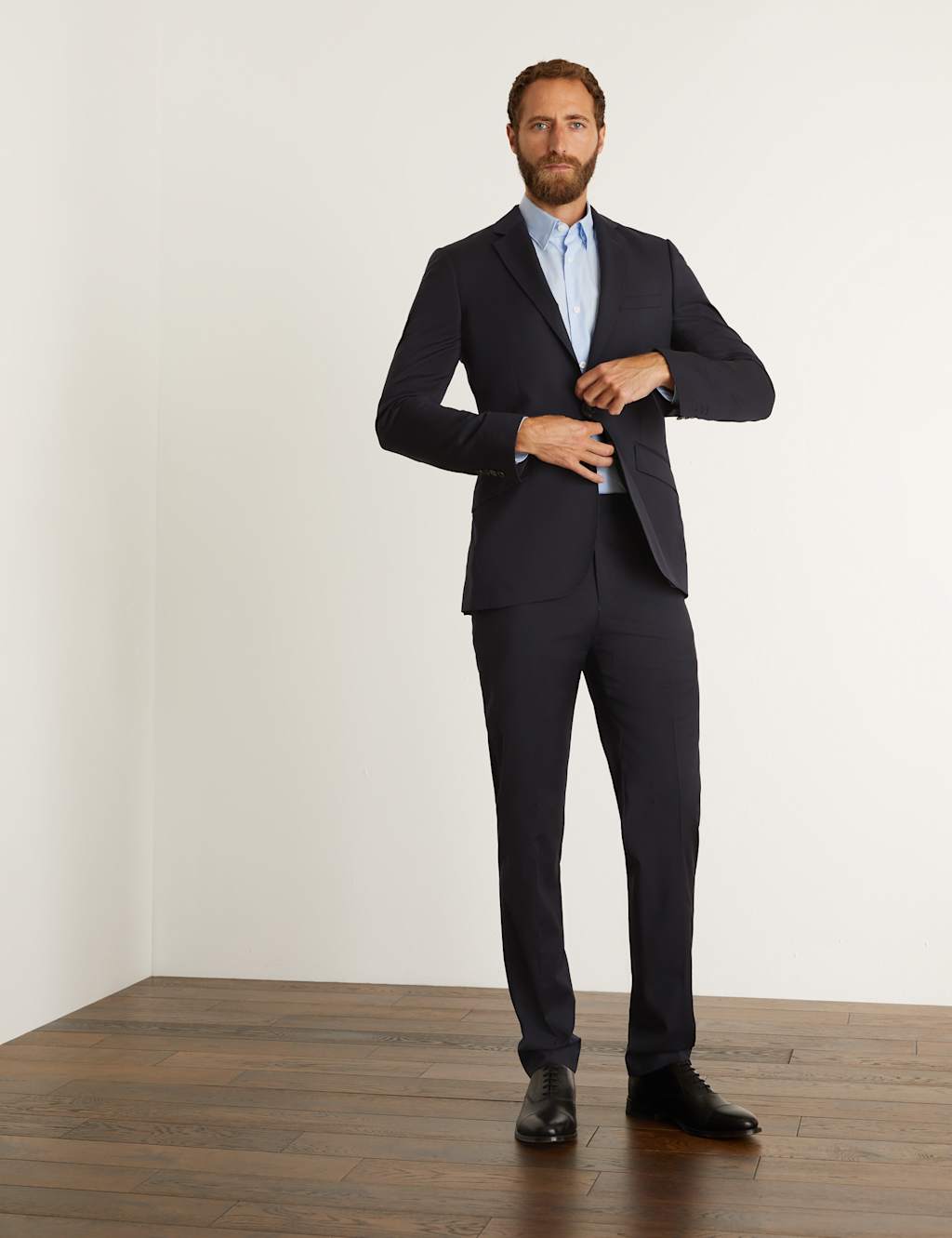 Slim Fit Super 100s Pure Wool Suit image 1