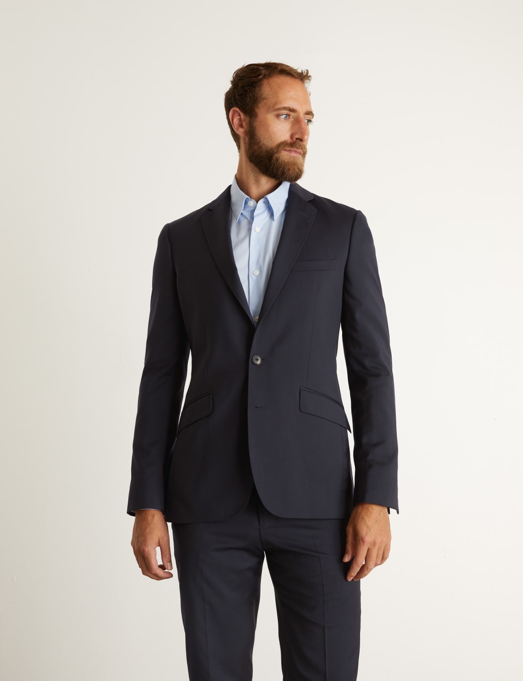 Slim Fit Super 100s Pure Wool Suit image 2