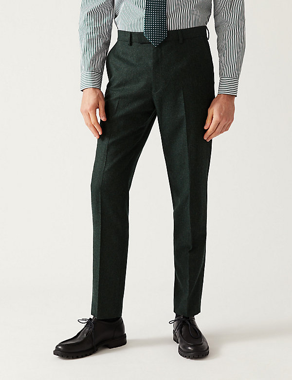 Tailored Fit Italian Wool Rich Suit - DK