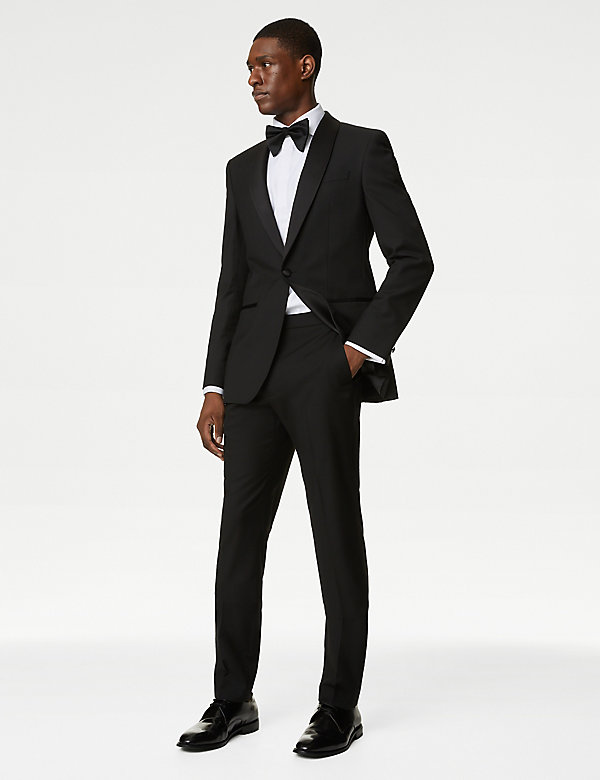 Slim Fit Stretch Tuxedo Suit - SE