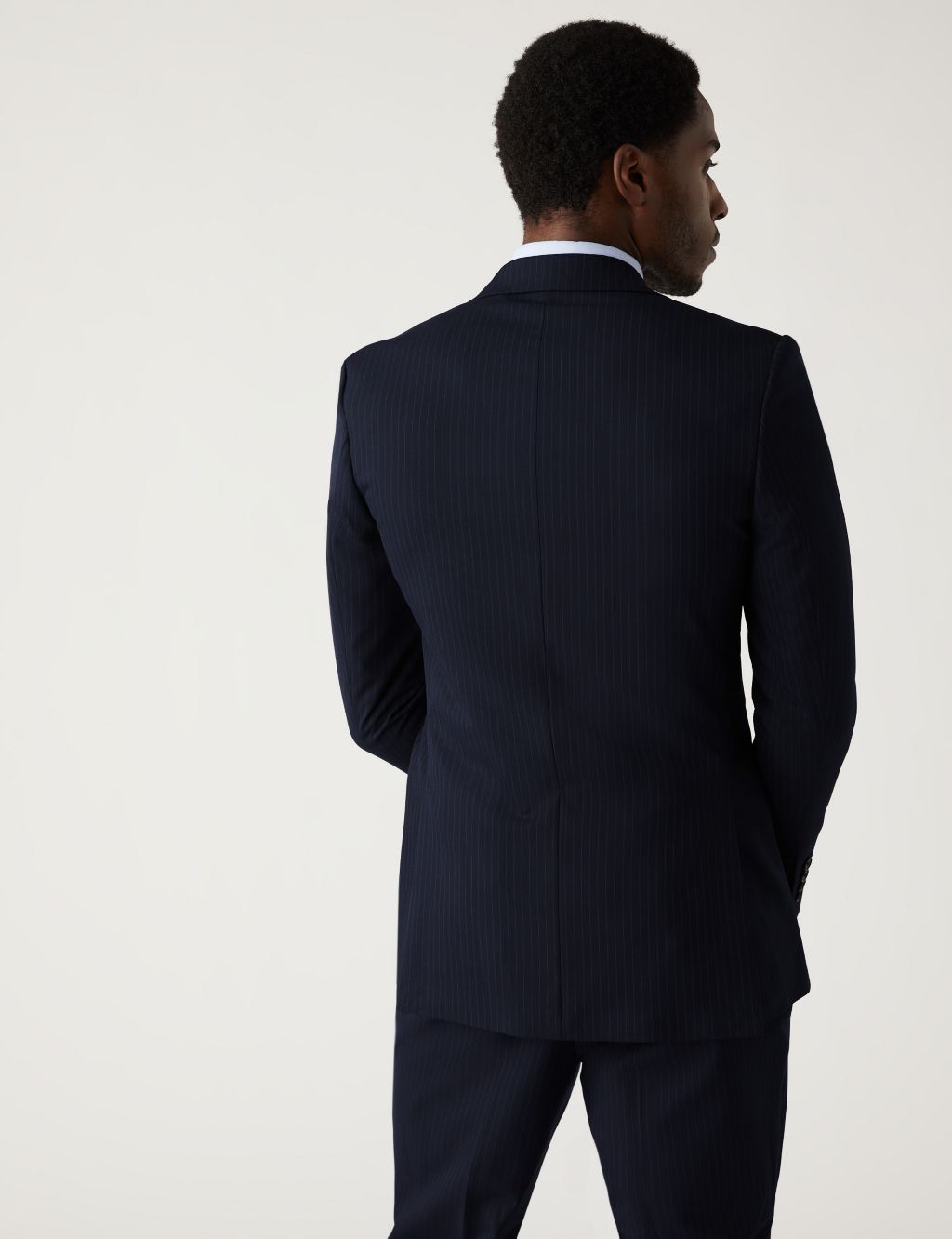 Slim Fit Pinstripe Stretch Suit image 3