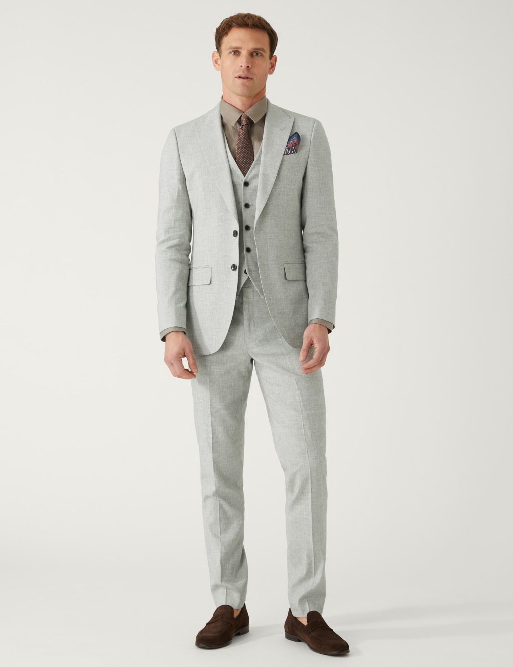 Slim Fit Italian Linen Miracle™ Suit image 1