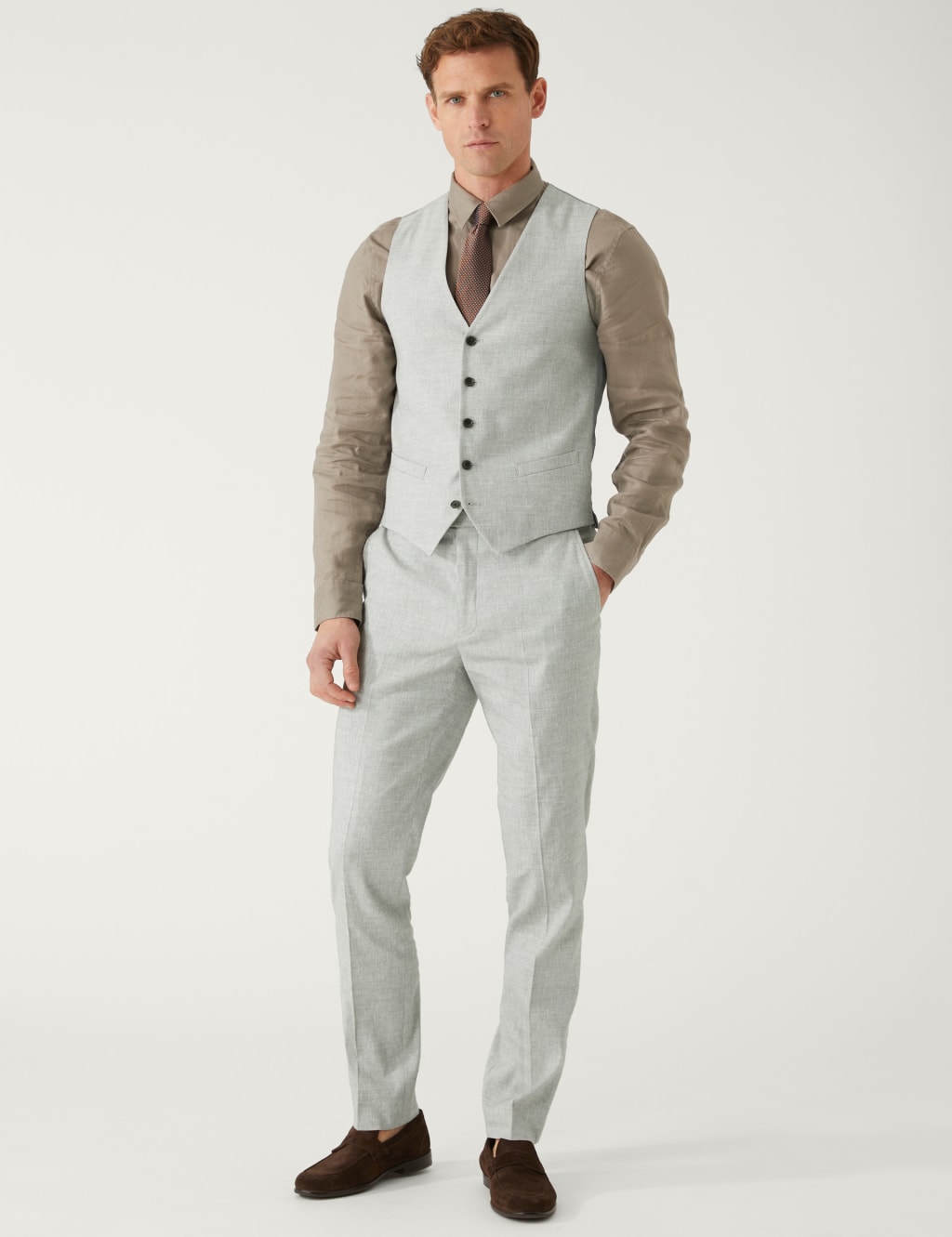 Slim Fit Italian Linen Miracle™ Suit image 2