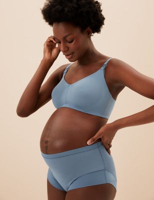 Buy Marks & Spencer 2 Pack Maternity Cotton Rich Spotted Non-Wired Nursing  Bras M&S Online at desertcartEcuador
