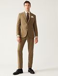 Tailored Fit Pure Cotton Moleskin Suit