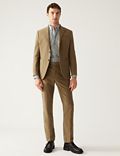Tailored Fit Pure Cotton Moleskin Suit