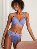 Linea Lace Wired Plunge Bra Set A-E