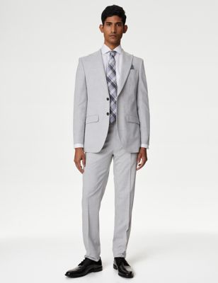 Slim Fit Check Suit - CA