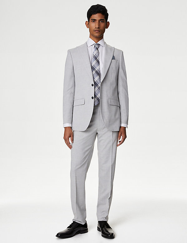 Slim Fit Check Suit - FR