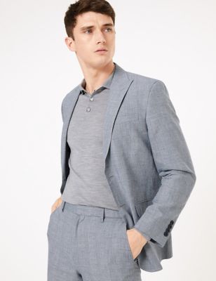 Tailored Italian Linen Miracle™ Suit | M&S