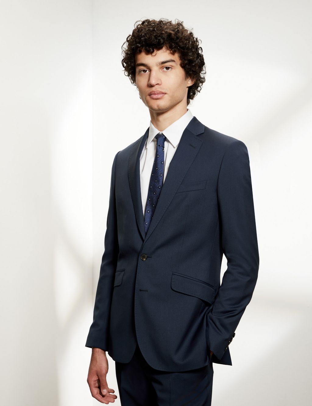 Slim Fit Pure Wool Twill Suit image 2