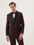 Slim Fit Double Breasted Tuxedo Suit