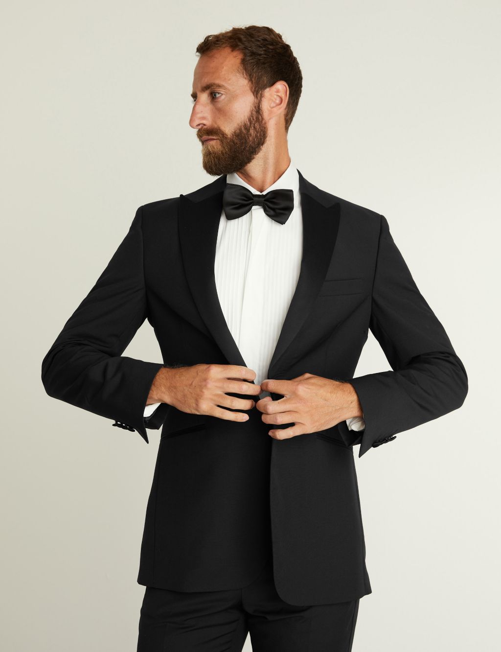 Tailored Fit Pure Wool Tuxedo image 2