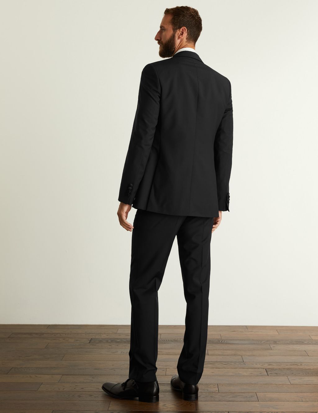 Tailored Fit Pure Wool Tuxedo image 3