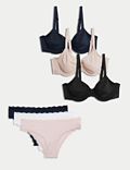 Wired Full Cup Bra Set A-E