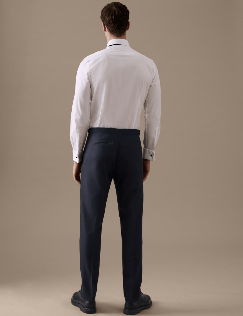 Tailored Fit Pure Wool Jacquard Tuxedo image 5