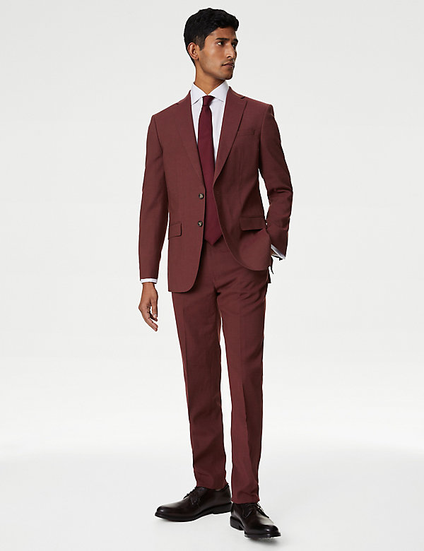 Tailored Fit Italian Linen Miracle™ Suit - BN