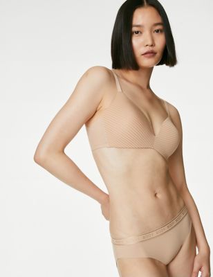 Lightly Shaping No Show Underwire Comfortable Shapewear Teddy