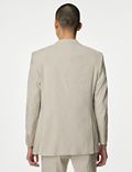 חליפה איטלקית Linen Miracle™‎ עם פסים ובגזרה מחויטת